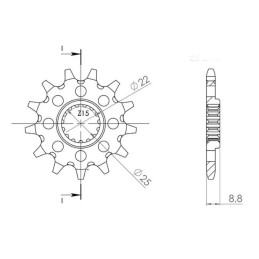 Sprocket Step 520 Z 15...