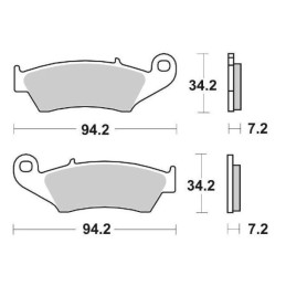 Set Sintered Front Brake...