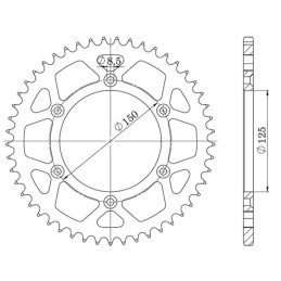 Steel Crown Pitch 520 Z 52...