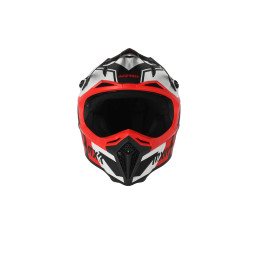 Casco Acerbis Linear arancione-bianco Cross Enduro 2022